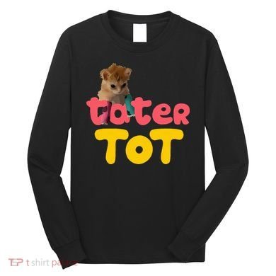 Tater Tot Cute Cat Long Sleeve Shirt