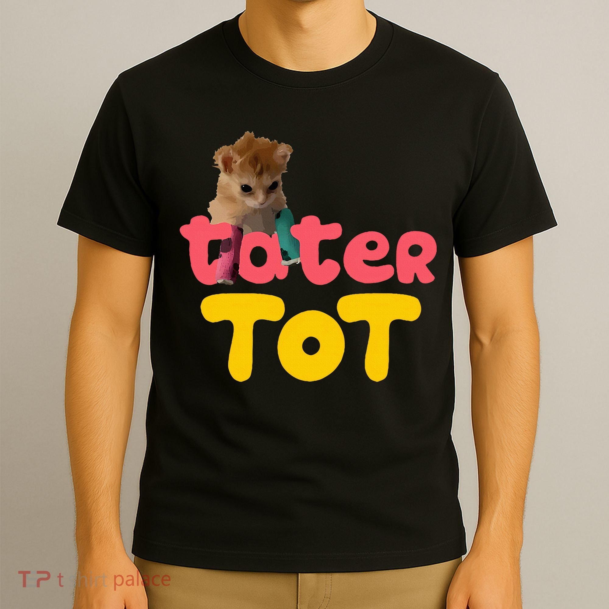 Tater Tot Cute Cat T-Shirt