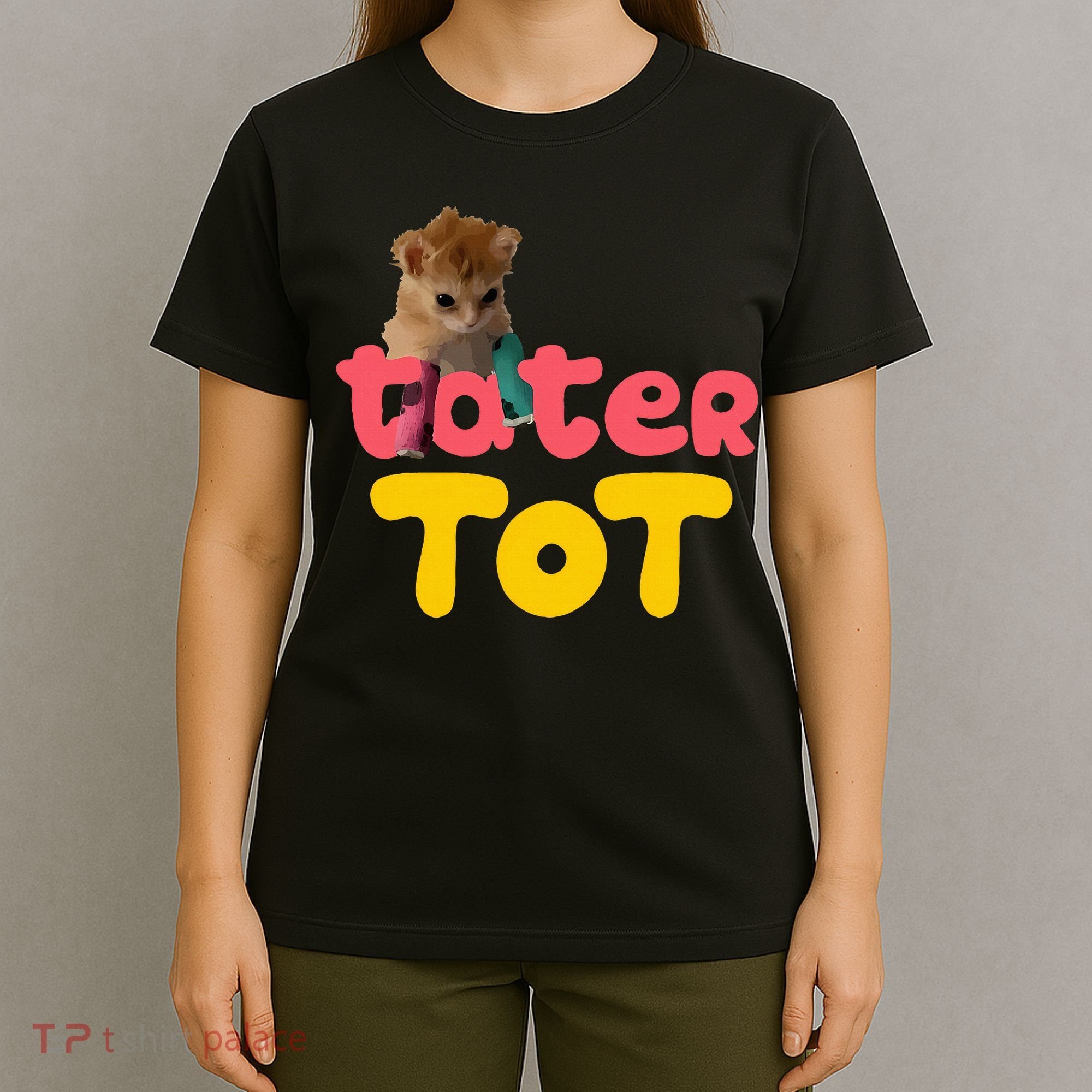Tater Tot Cute Cat T-Shirt