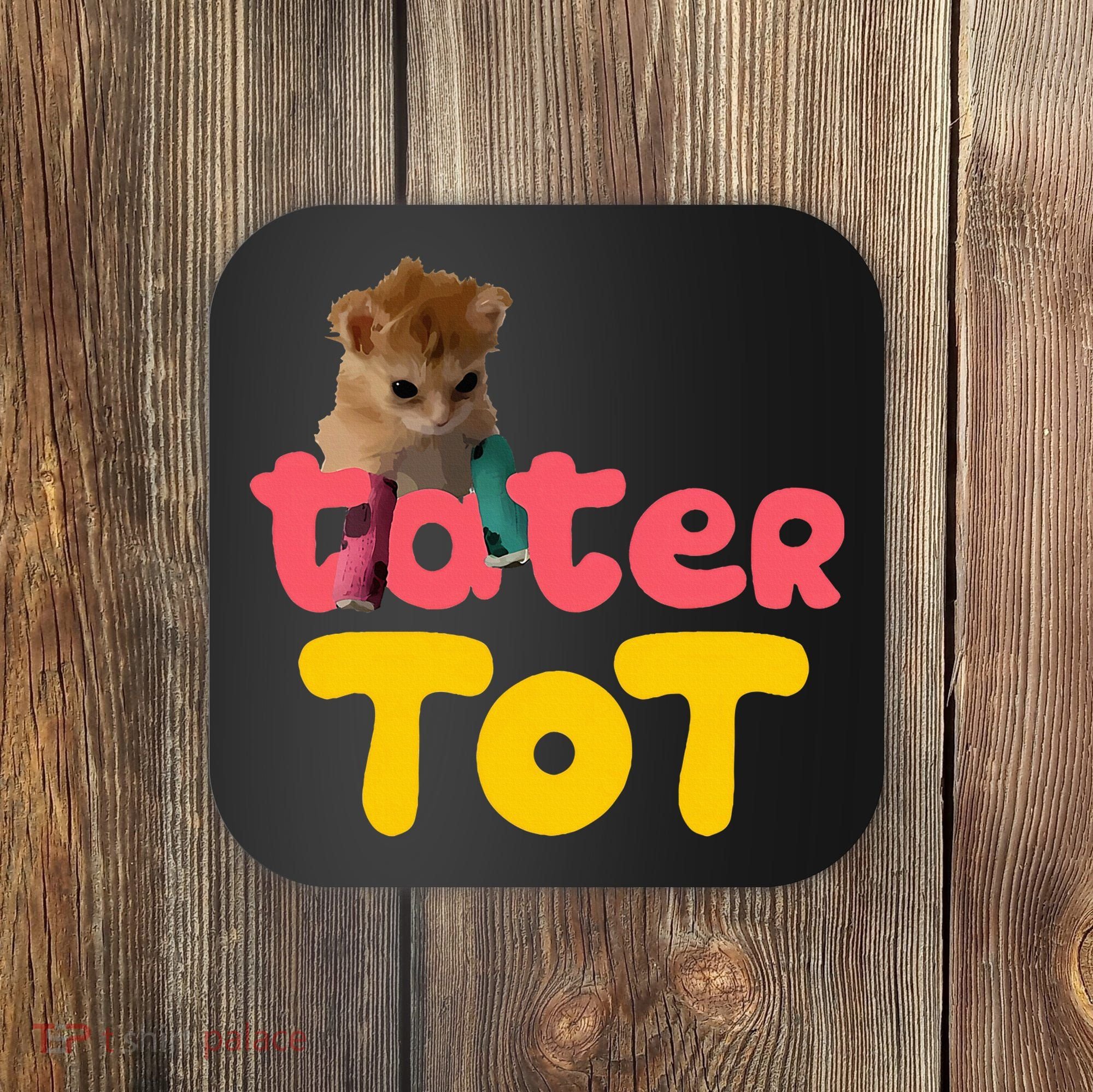 Tater Tot Cute Cat Coaster