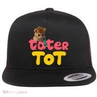 Tater Tot Cute Cat Flat Bill Trucker Hat thumb 0