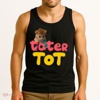 Tater Tot Cute Cat Tank Top thumb 3