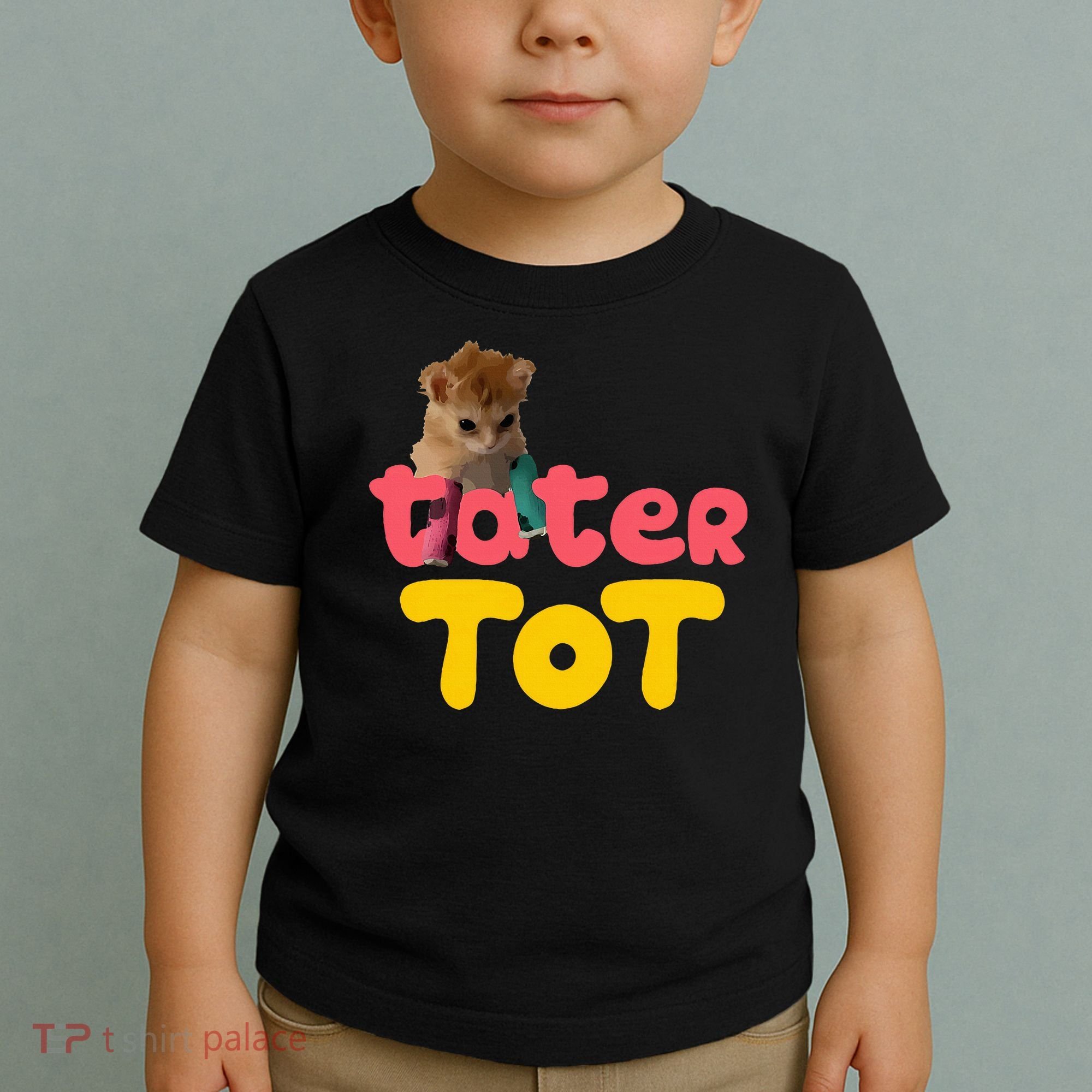 Tater Tot Cute Cat Toddler T-Shirt