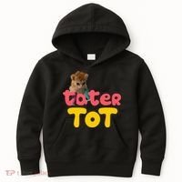 Tater Tot Cute Cat Kids Hoodie thumb 0