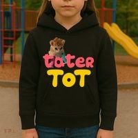 Tater Tot Cute Cat Kids Hoodie thumb 3