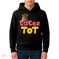 Tater Tot Cute Cat Kids Hoodie thumb 4