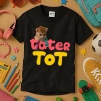 Tater Tot Cute Cat Kids T-Shirt thumb 3