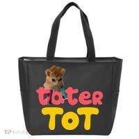 Tater Tot Cute Cat Tote Bag thumb 0