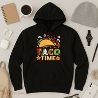 Taco Time, Cinco De Mayo T , Tacos Hoodie thumb 3
