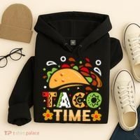 Taco Time, Cinco De Mayo T , Tacos Hoodie thumb 4