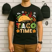 Taco Time, Cinco De Mayo T , Tacos T-Shirt thumb 6