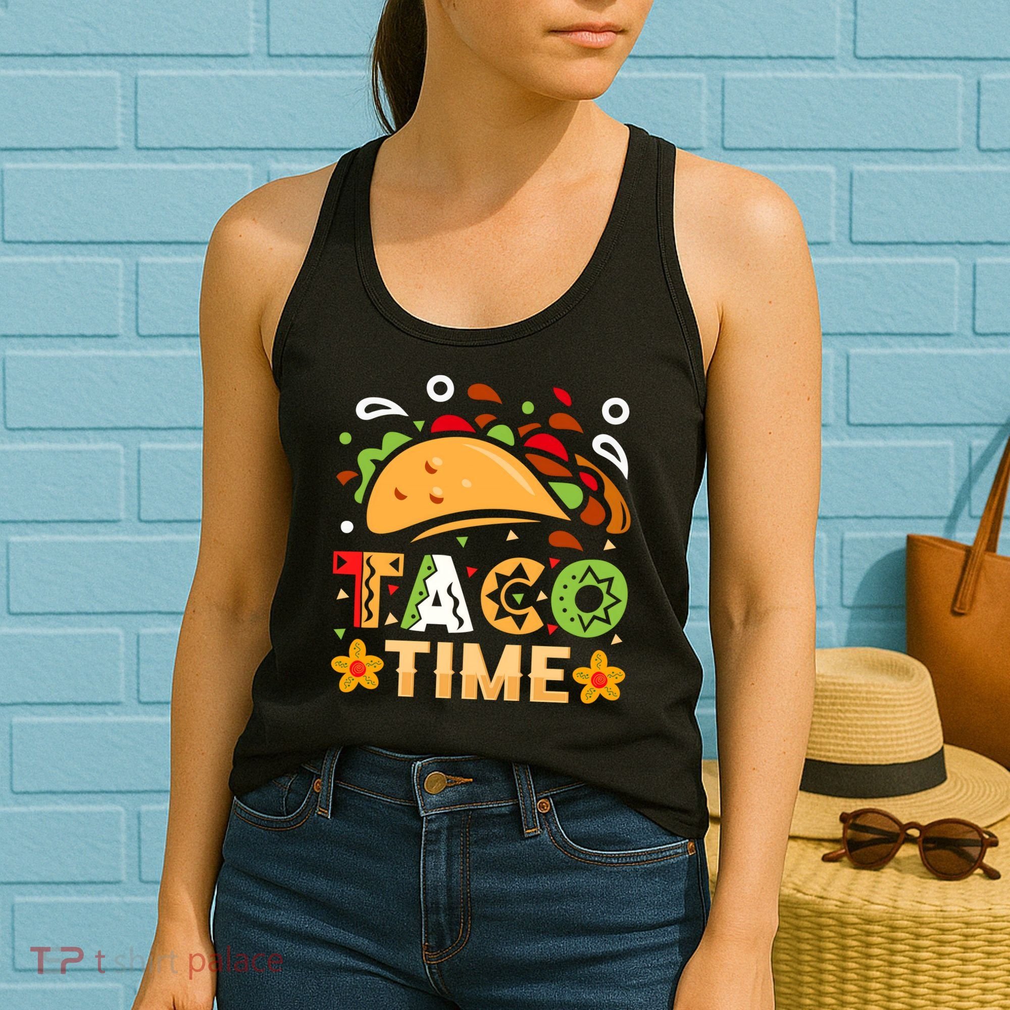 Taco Time, Cinco De Mayo T , Tacos Women's Tank Top