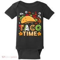 Taco Time, Cinco De Mayo T , Tacos Baby Bodysuit thumb 0