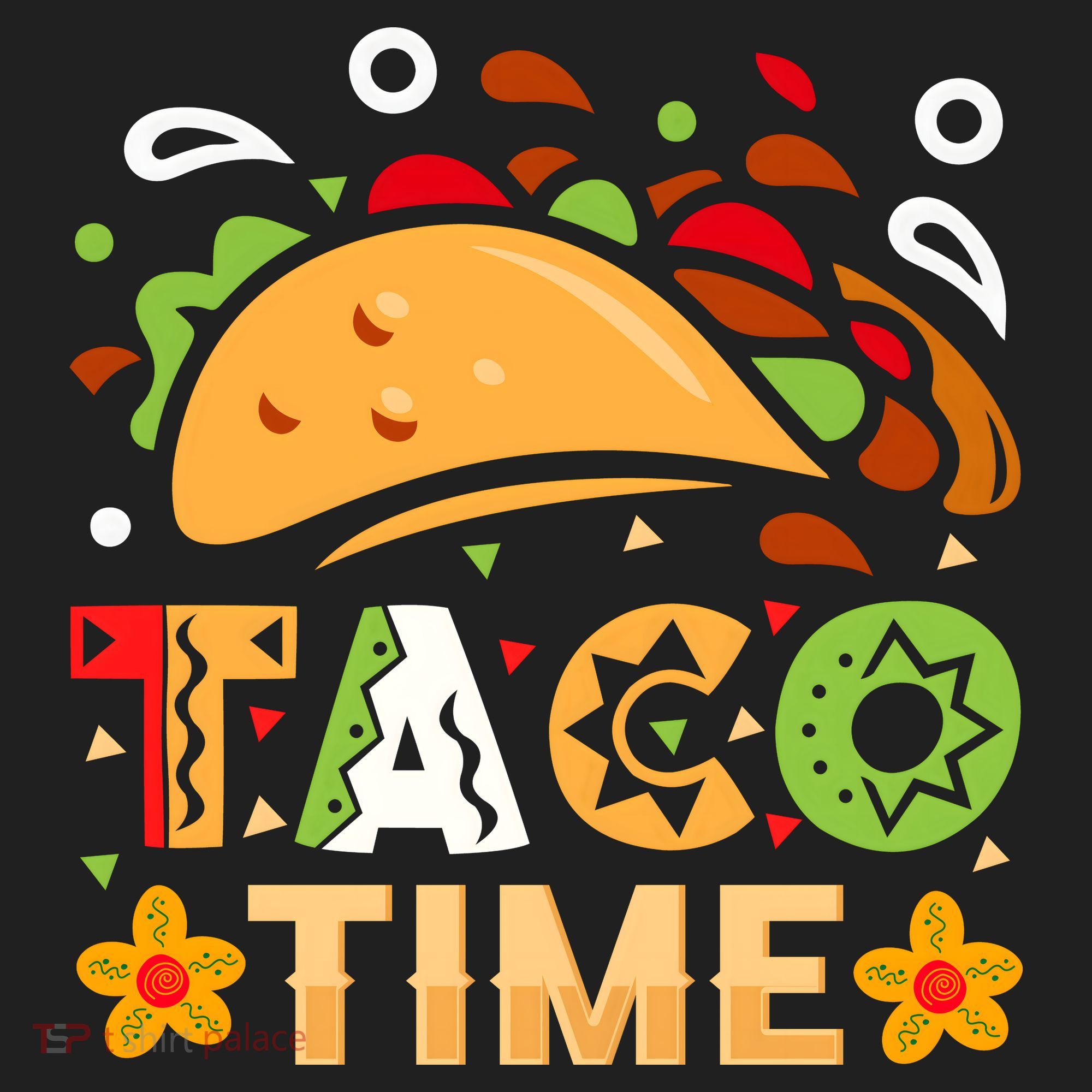 Taco Time, Cinco De Mayo T , Tacos Hat