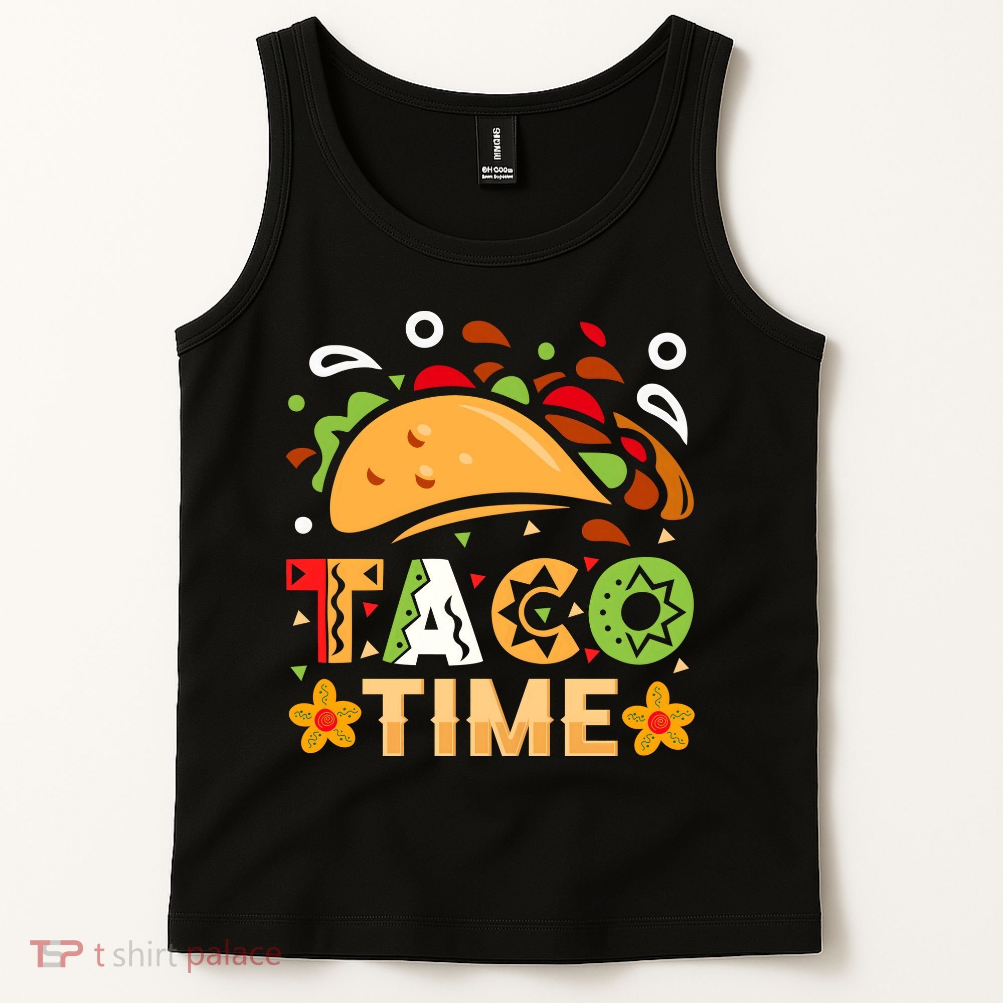 Taco Time, Cinco De Mayo T , Tacos Tank Top