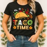 Taco Time, Cinco De Mayo T , Tacos Women's T-Shirt thumb 2