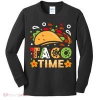 Taco Time, Cinco De Mayo T , Tacos Kids Long Sleeve Shirt thumb 0