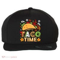 Taco Time, Cinco De Mayo T , Tacos Wool Snapback Cap thumb 0