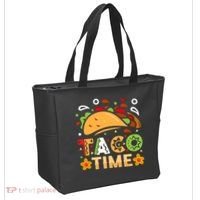 Taco Time, Cinco De Mayo T , Tacos Tote Bag thumb 2