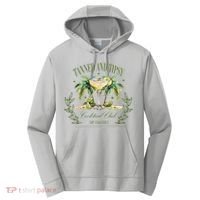 Tanned & Tipsy Cocktail Club Sip & Chill Summer Hawaii Beach Performance Fleece Hoodie thumb 0