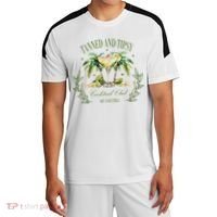 Tanned & Tipsy Cocktail Club Sip & Chill Summer Hawaii Beach Sport-Tek Competitor United Soccer Jersey thumb 0
