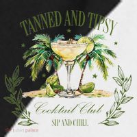 Tanned & Tipsy Cocktail Club Sip & Chill Summer Hawaii Beach Sport-Tek Competitor United Soccer Jersey thumb 4