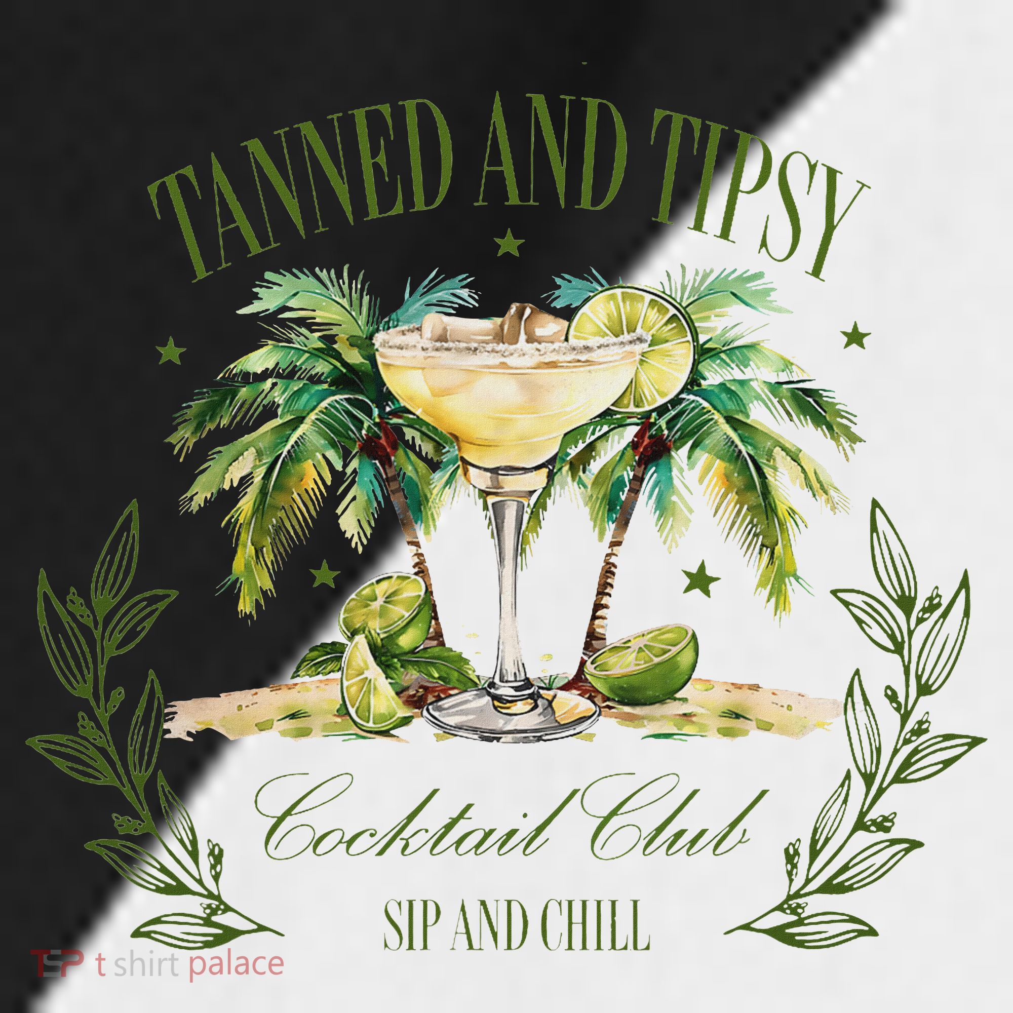 Tanned & Tipsy Cocktail Club Sip & Chill Summer Hawaii Beach Sport-Tek Competitor United Soccer Jersey