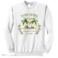 Tanned & Tipsy Cocktail Club Sip & Chill Summer Hawaii Beach Sweatshirt thumb 0