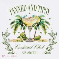 Tanned & Tipsy Cocktail Club Sip & Chill Summer Hawaii Beach Coffee Mug thumb 5