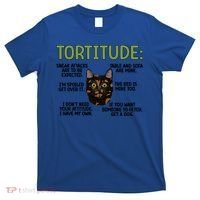 Tortitude Tortie Cat Lover Tortoiseshell Cat Owner Funny Gift T-Shirt thumb 0