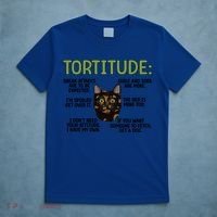 Tortitude Tortie Cat Lover Tortoiseshell Cat Owner Funny Gift T-Shirt thumb 5