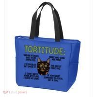 Tortitude Tortie Cat Lover Tortoiseshell Cat Owner Funny Gift Tote Bag thumb 3