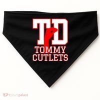 Td Tommy Cutlets New York Italian Football USA-Made Doggie Bandana thumb 0