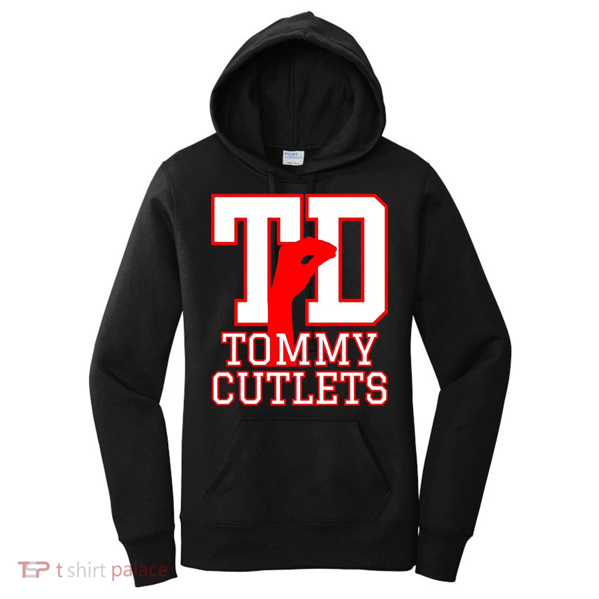 Td Tommy Cutlets New York Italian Football Women's Hoodie