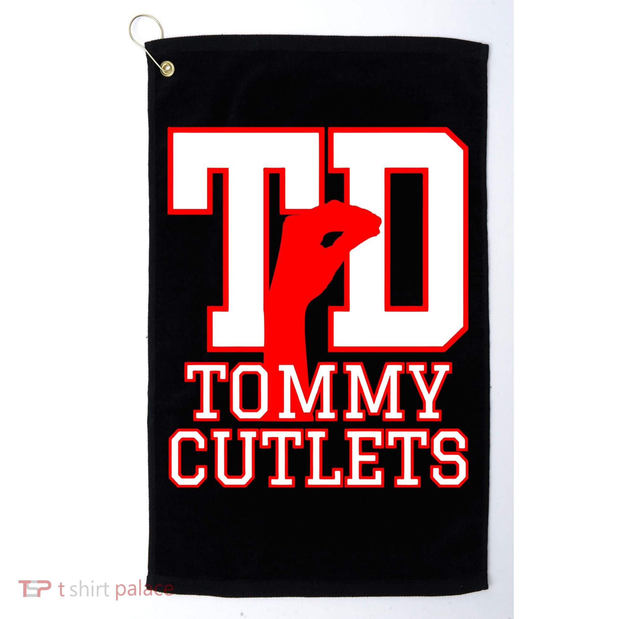 Td Tommy Cutlets New York Italian Football Golf Towel