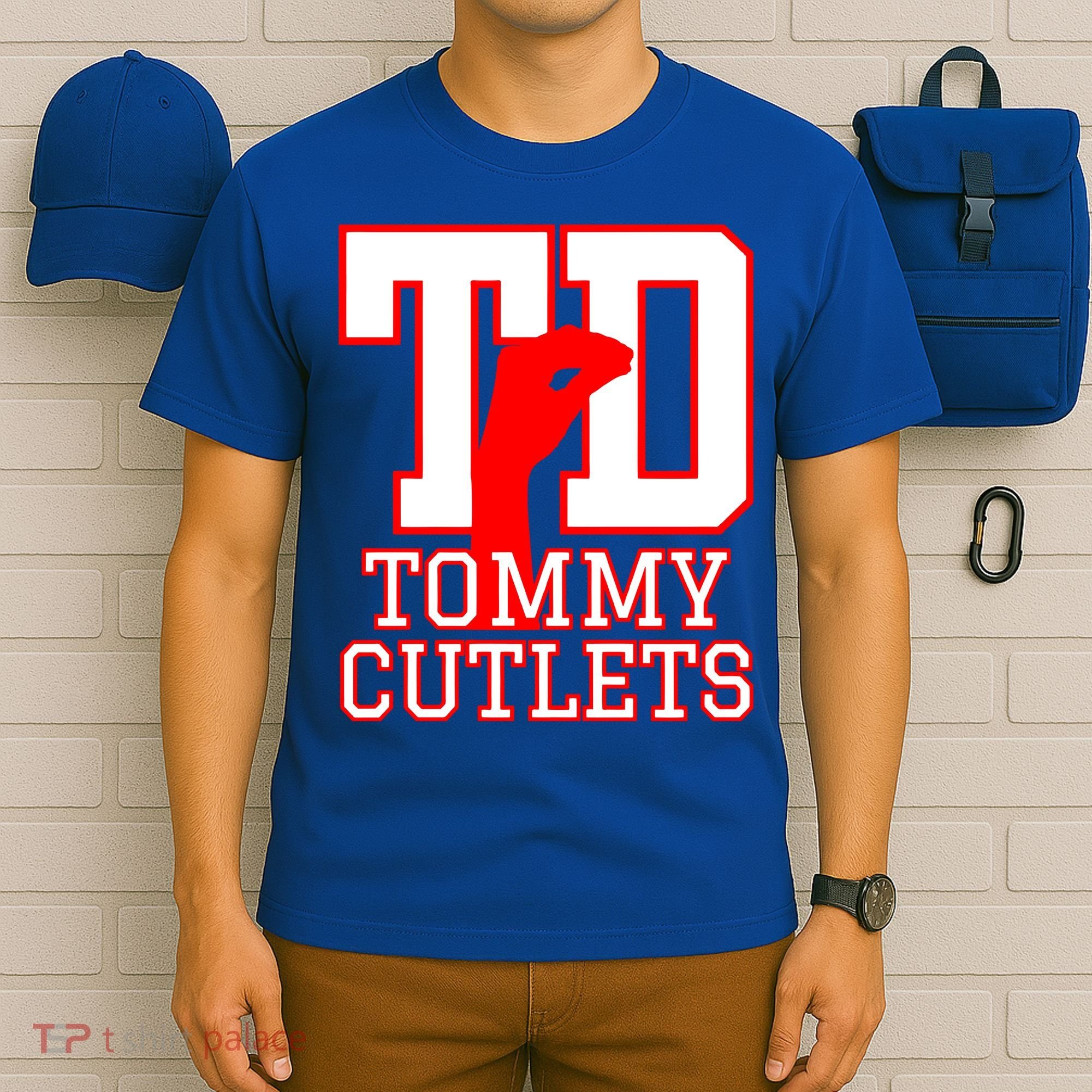 Td Tommy Cutlets New York Italian Football T-Shirt