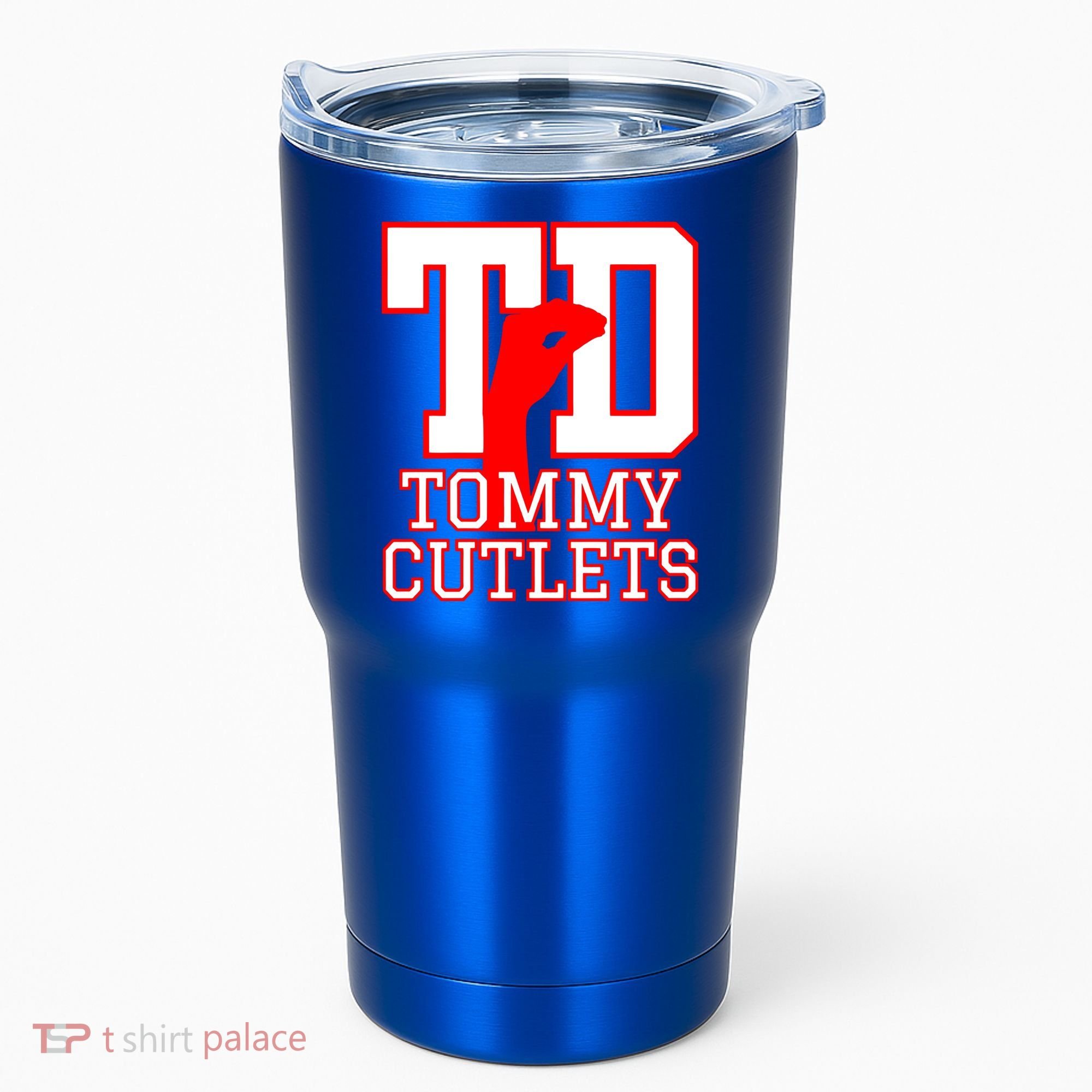 Td Tommy Cutlets New York Italian Football Tumbler