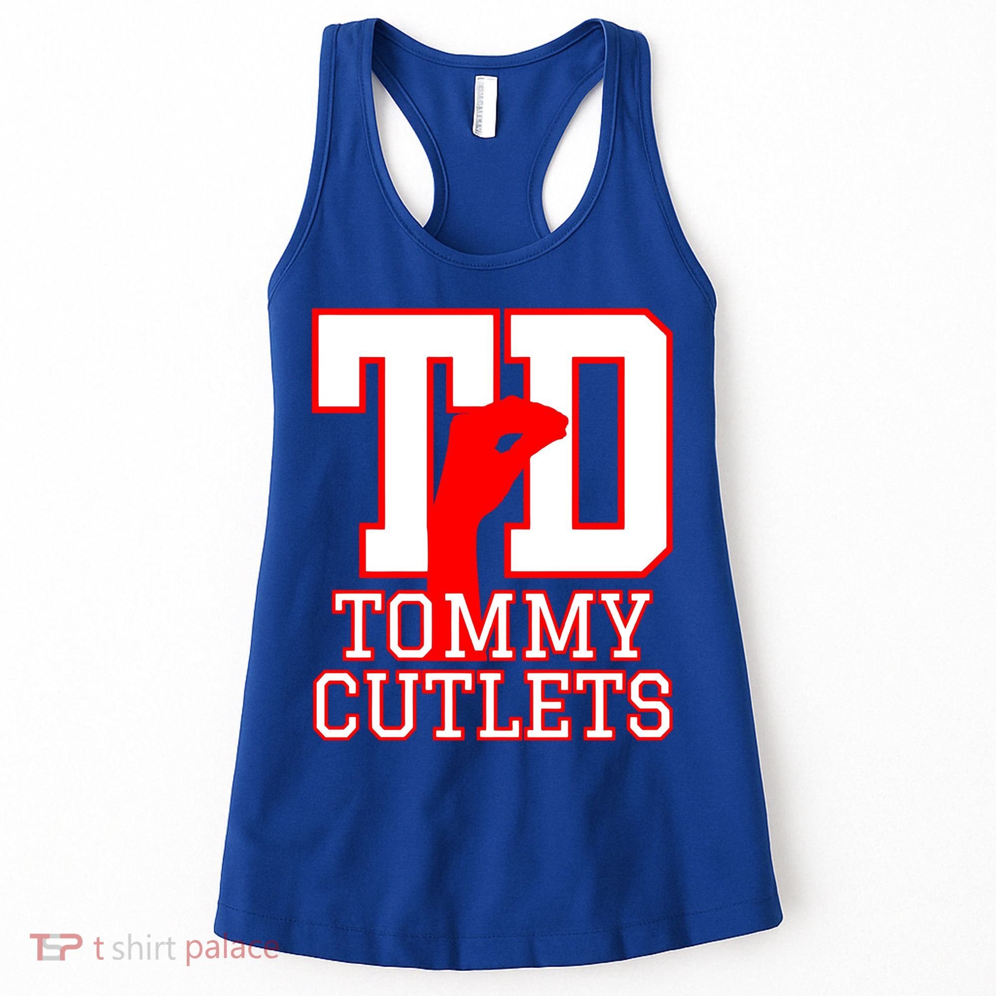 Td Tommy Cutlets New York Italian Football Women's Tank Top