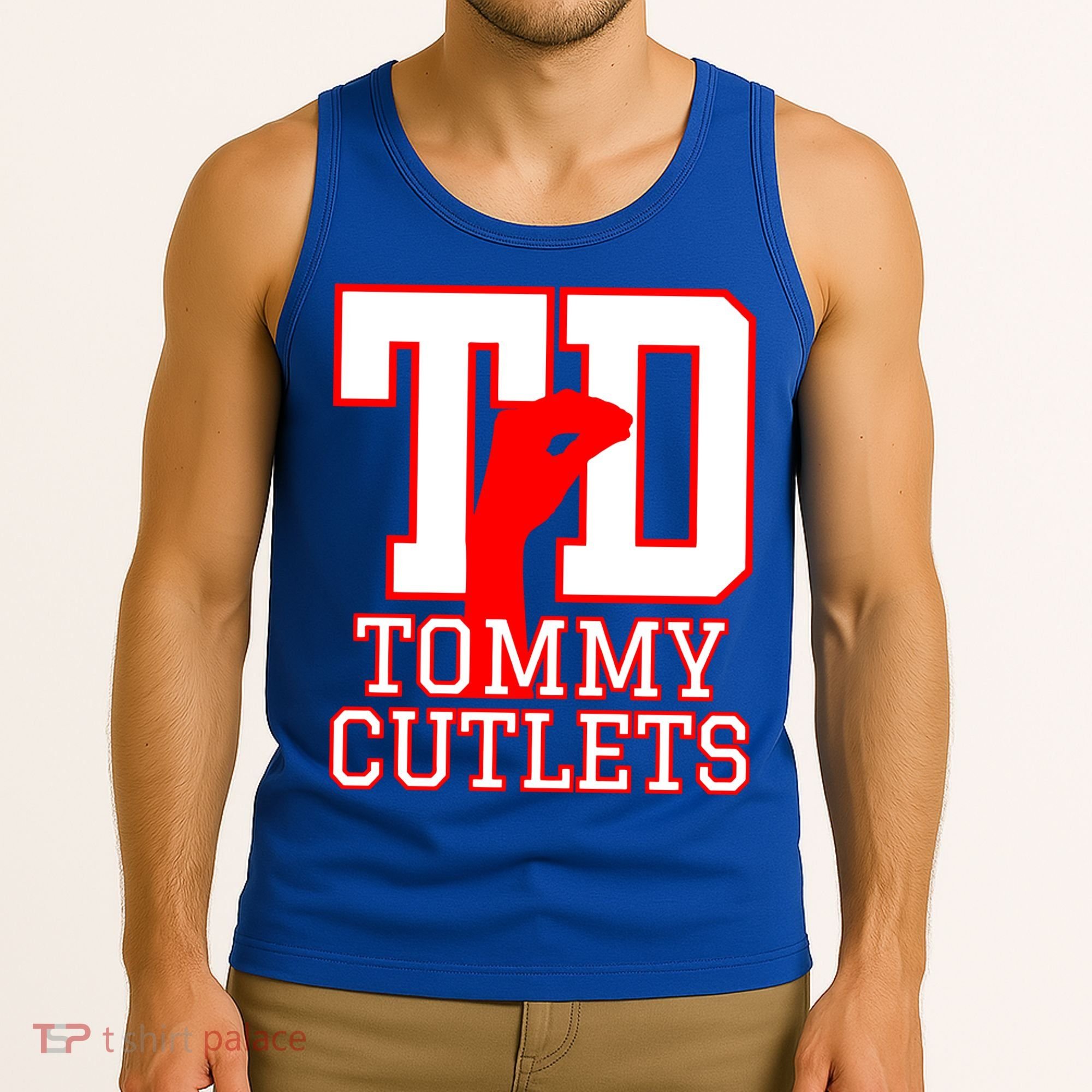 Td Tommy Cutlets New York Italian Football Tank Top