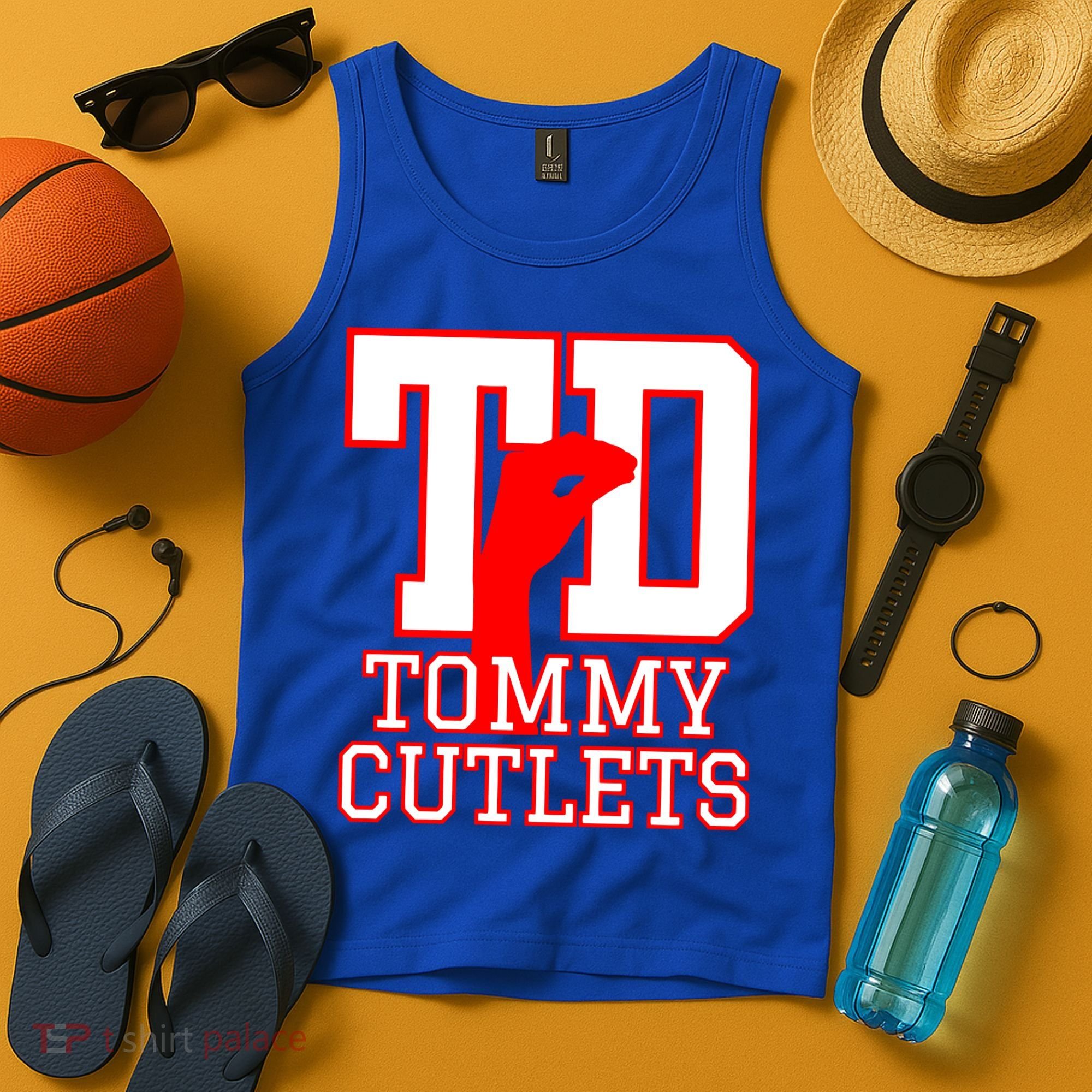 Td Tommy Cutlets New York Italian Football Tank Top