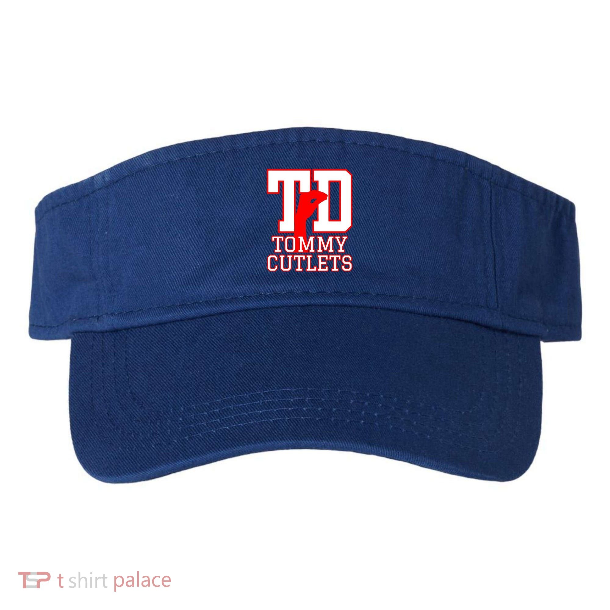 Td Tommy Cutlets New York Italian Football Visor