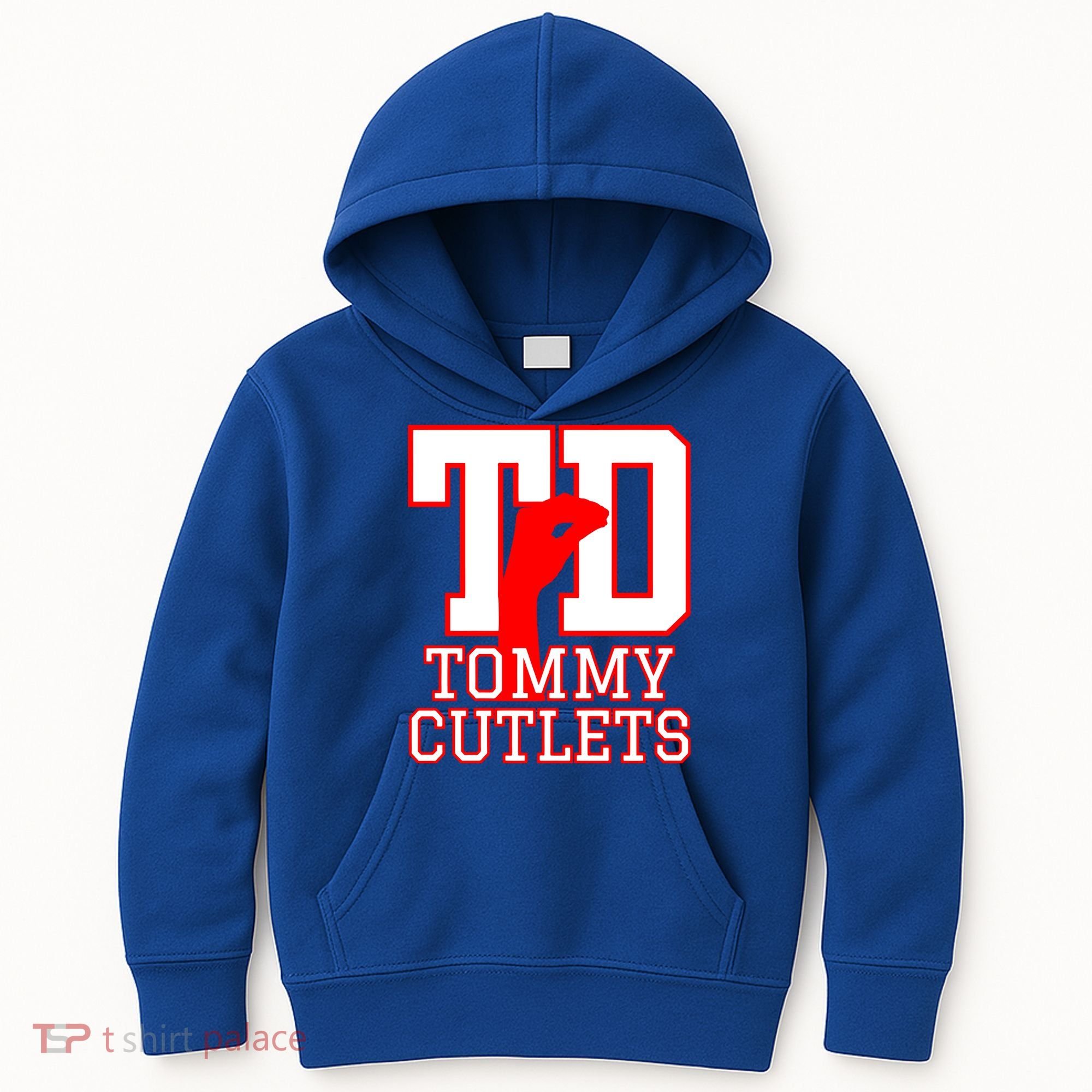 Td Tommy Cutlets New York Italian Football Kids Hoodie