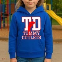 Td Tommy Cutlets New York Italian Football Kids Hoodie thumb 3