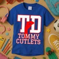 Td Tommy Cutlets New York Italian Football Kids T-Shirt thumb 3