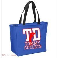 Td Tommy Cutlets New York Italian Football Tote Bag thumb 2
