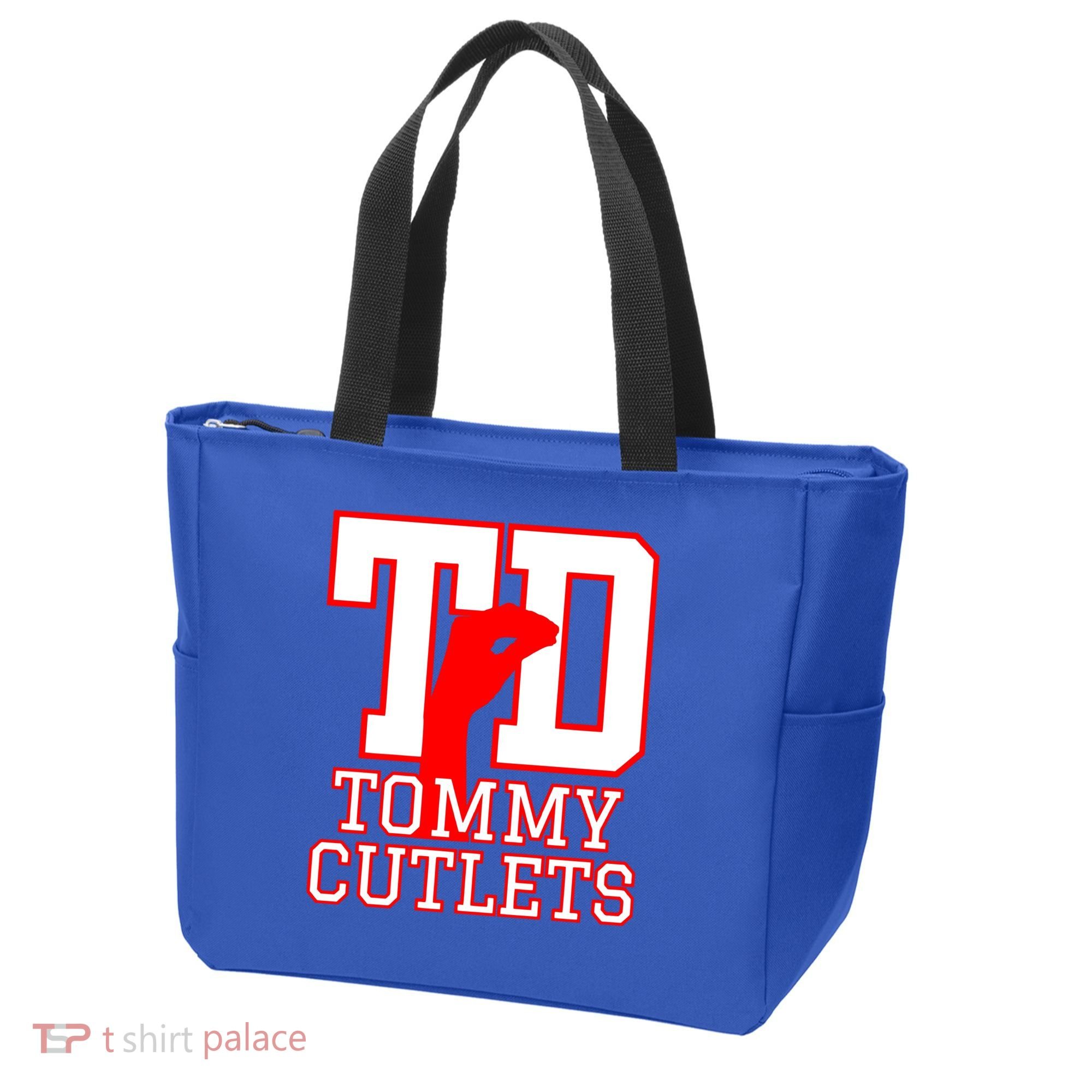 Td Tommy Cutlets New York Italian Football Tote Bag