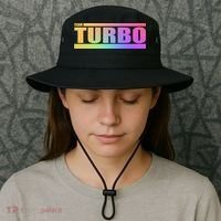 Team Turbo Challenge (Rainbow) Racing Great Gift Bucket Hat thumb 3