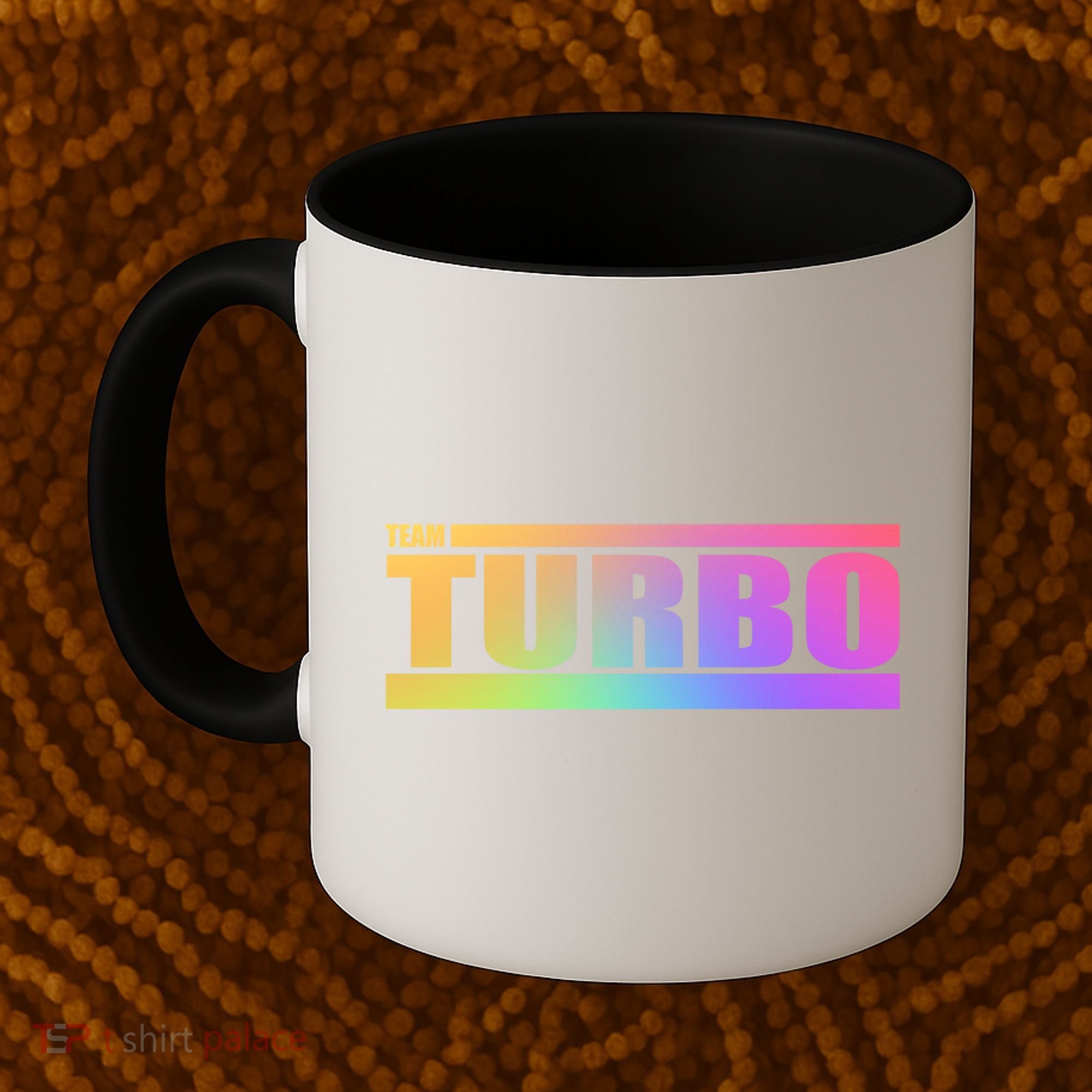 Team Turbo Challenge (Rainbow) Racing Great Gift Coffee Mug