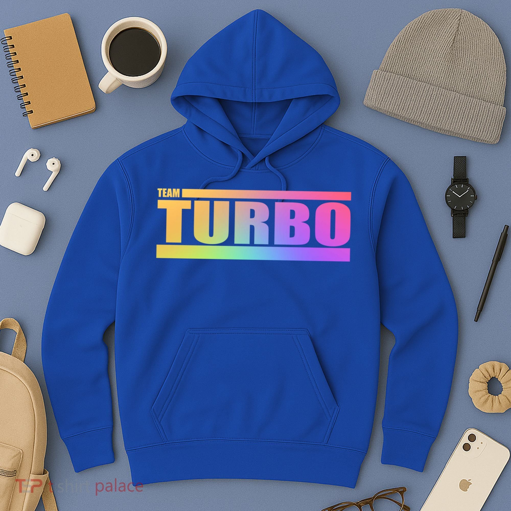 Team Turbo Challenge (Rainbow) Racing Great Gift Hoodie