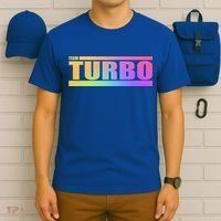 Team Turbo Challenge (Rainbow) Racing Great Gift T-Shirt thumb 6